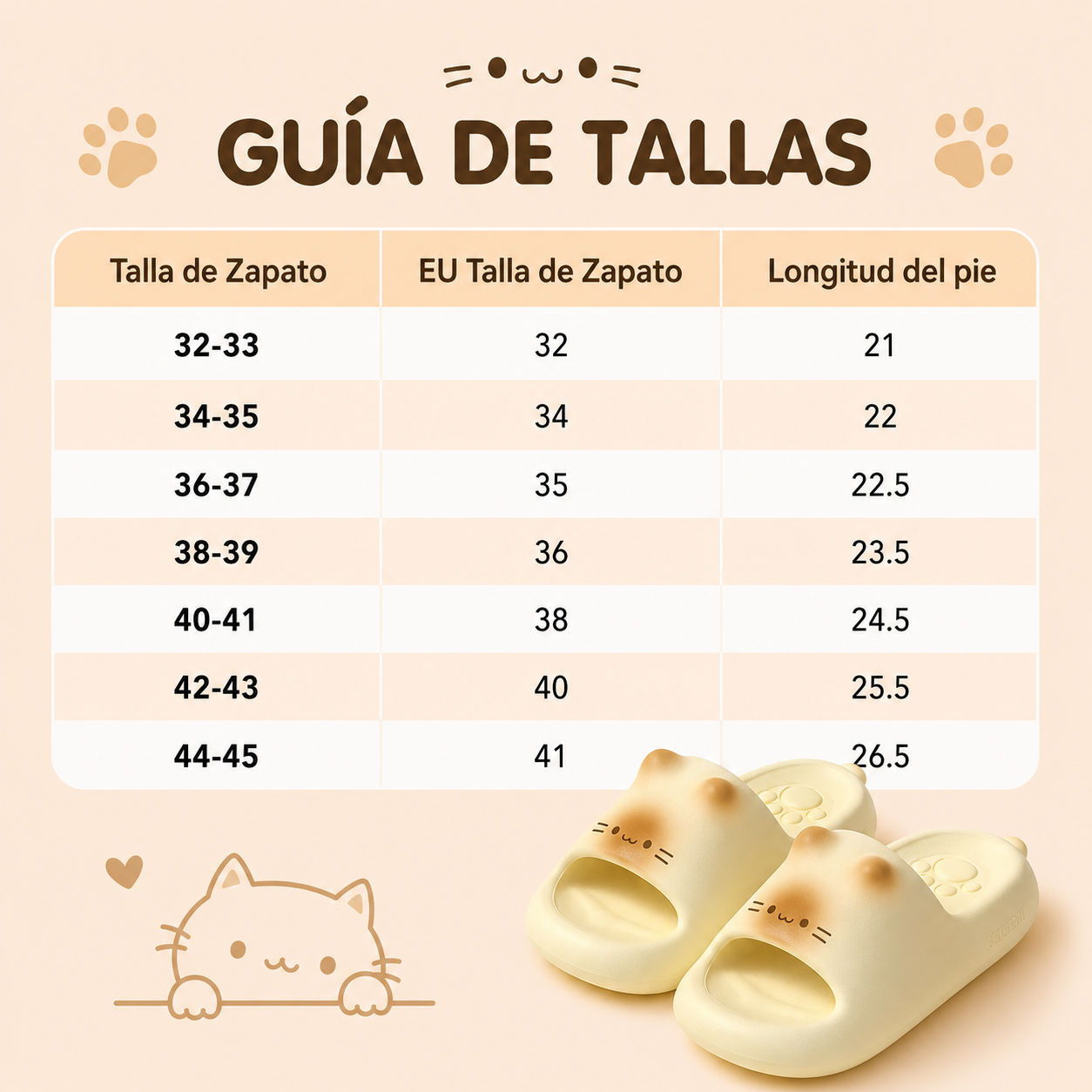 Chanclas Gatito