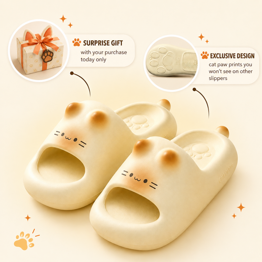 Paw Print Slippers