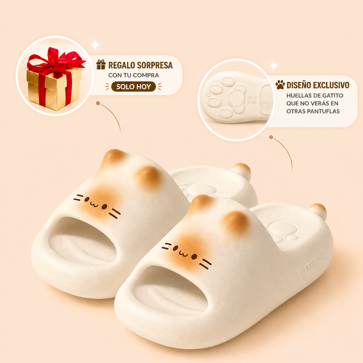 Chanclas Gatito