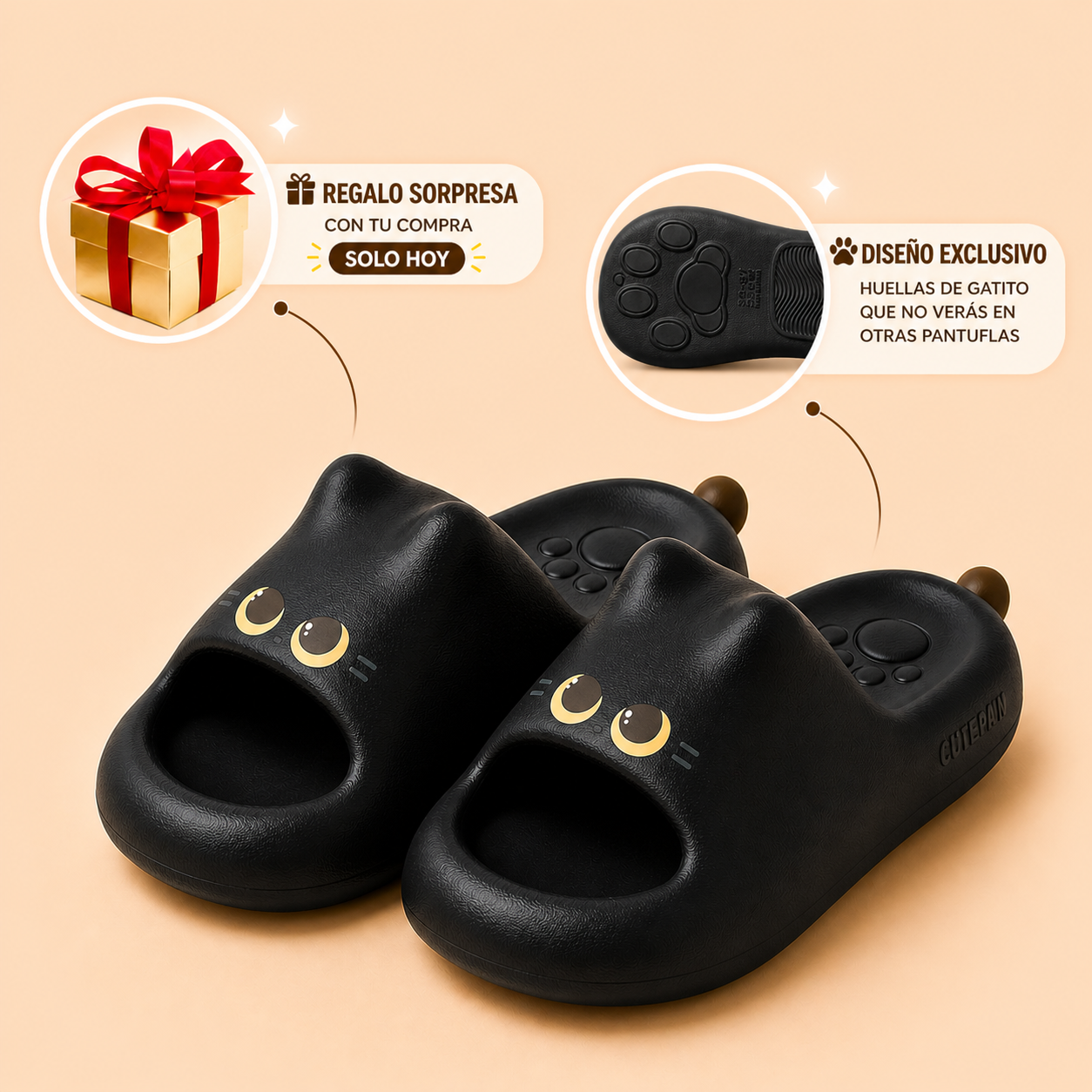 Chanclas Gatito