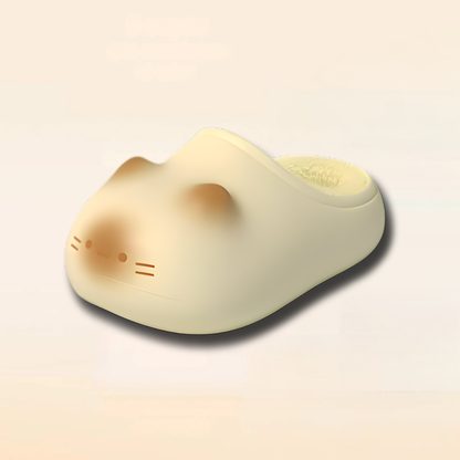 Pantuflas Huellas de Gatito